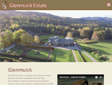 Tablet Screenshot of glenmuick.com